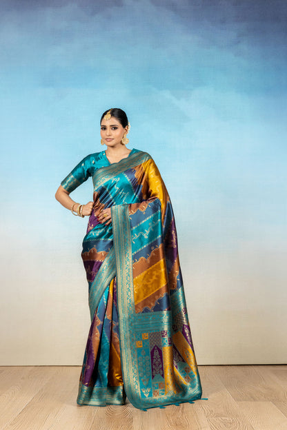 Morni Jacquard Saree