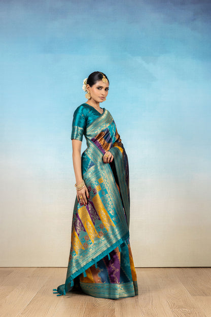 Morni Jacquard Saree