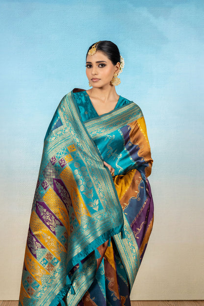 Morni Jacquard Saree