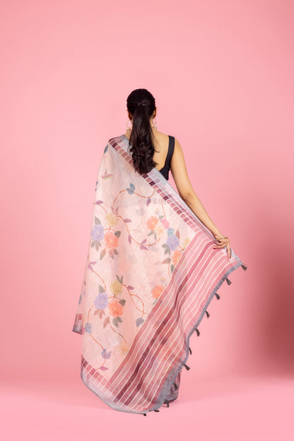 Ritu Kamal Linen Saree