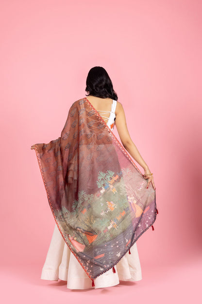 Vanika Chanderi Dupatta