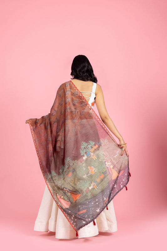 Vanika Chanderi Dupatta