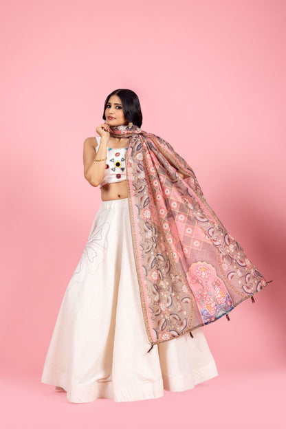 Gulbahar Chanderi Dupatta