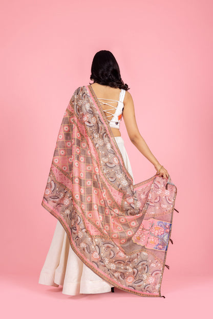 Gulbahar Chanderi Dupatta