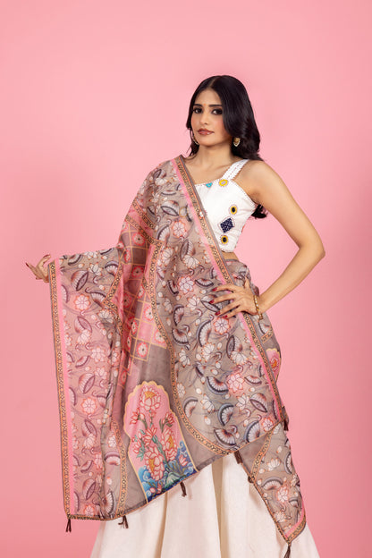 Gulbahar Chanderi Dupatta