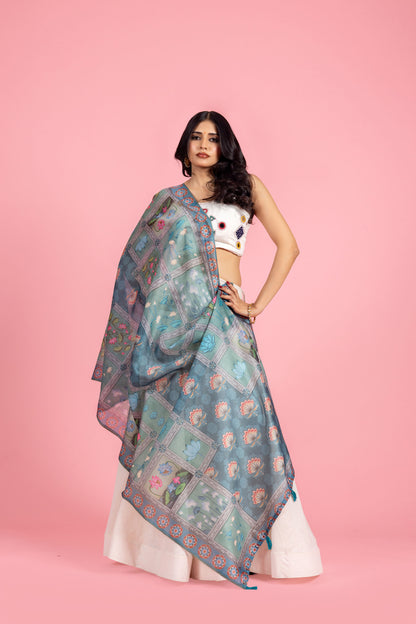 Tara Chanderi Dupatta