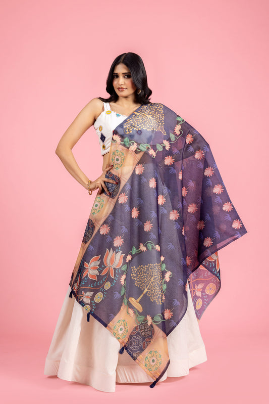 Inaya Chanderi Dupatta