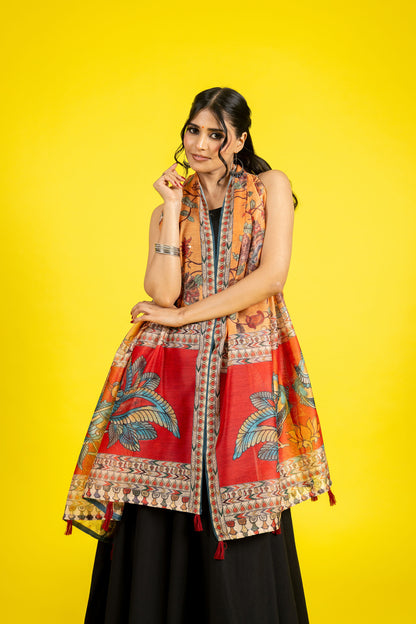 Chitrali Chanderi Dupatta