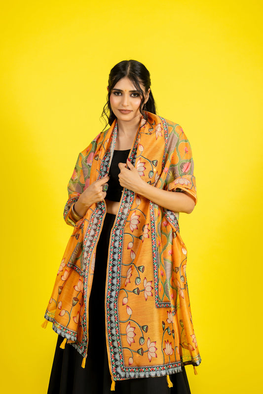 Nalini Chanderi Dupatta