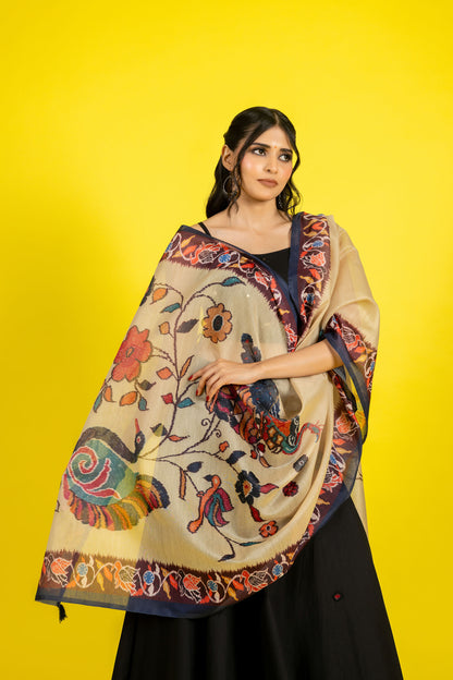 Morika Chanderi Dupatta
