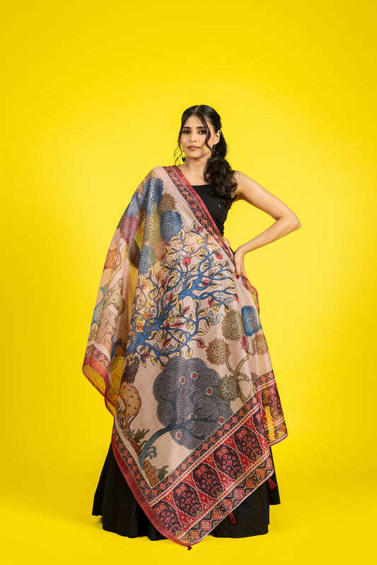 Madhavi Chanderi Dupatta