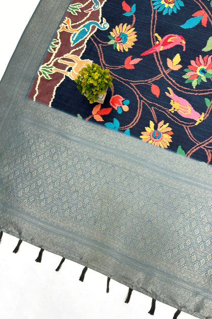 Vaanika Banarasi Printed Saree - Yuvani