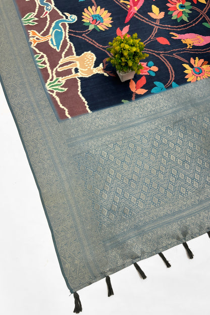 Vaanika Banarasi Printed Saree - Yuvani
