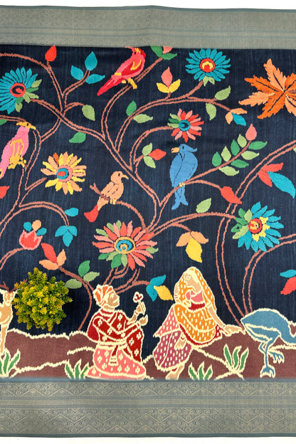 Vaanika Banarasi Printed Saree - Yuvani