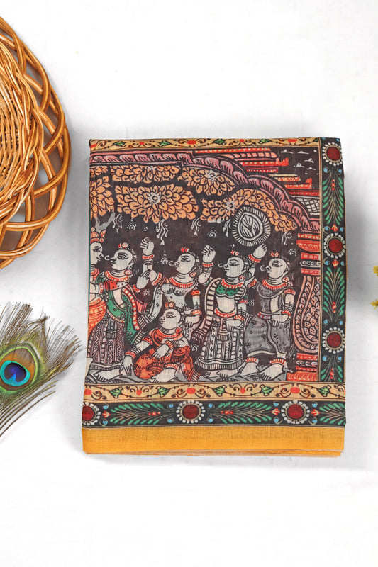 Vana Nritya Chanderi Saree - Yuvani