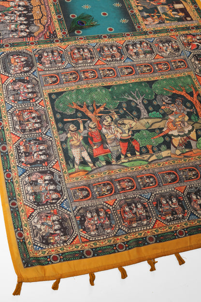 Vana Nritya Chanderi Saree - Yuvani