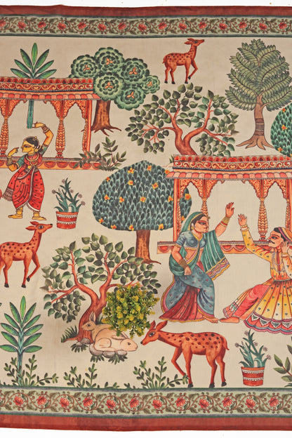 Vanleela Chanderi Saree - Yuvani
