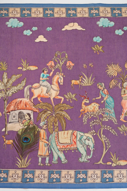 Vanvaas Handloom Cotton Silk Saree - Yuvani