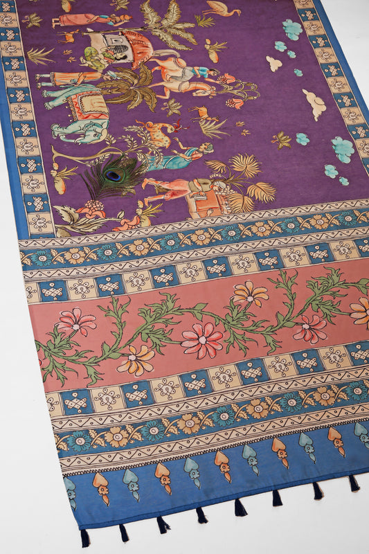 Vanvaas Handloom Cotton Silk Saree - Yuvani