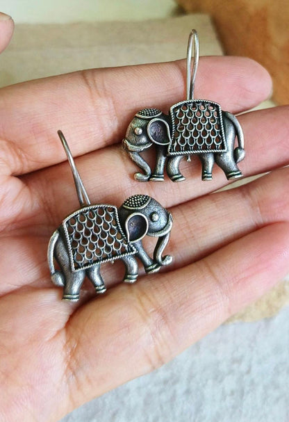 Free Festive Gift – Oxidised Earrings (Surprise Design) - Yuvani