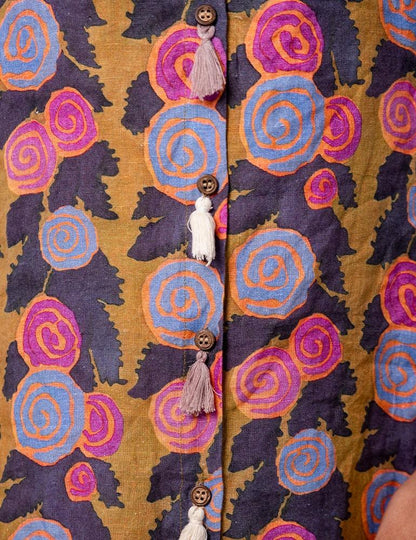 Aloha A'mor Linen Party Dress - Yuvani