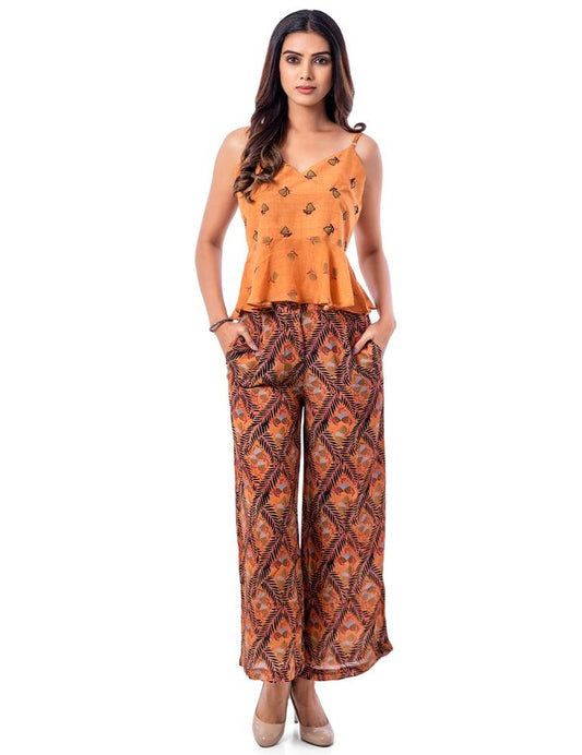 Dusty Orange Co-ord Set - Yuvani