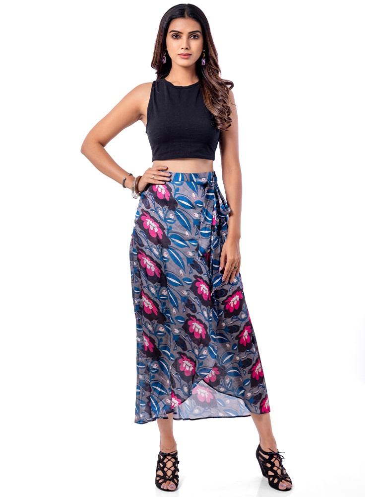 Happy-to-Go Satin Skirt - Yuvani