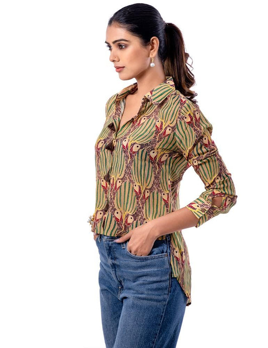 It was all Yellow High-Low Shirt - Yuvani