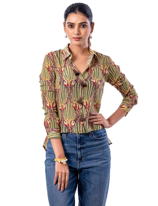 It was all Yellow High-Low Shirt - Yuvani