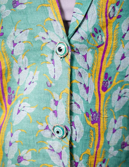 Sea Green Dreams Blazer Co-ord Set - Yuvani