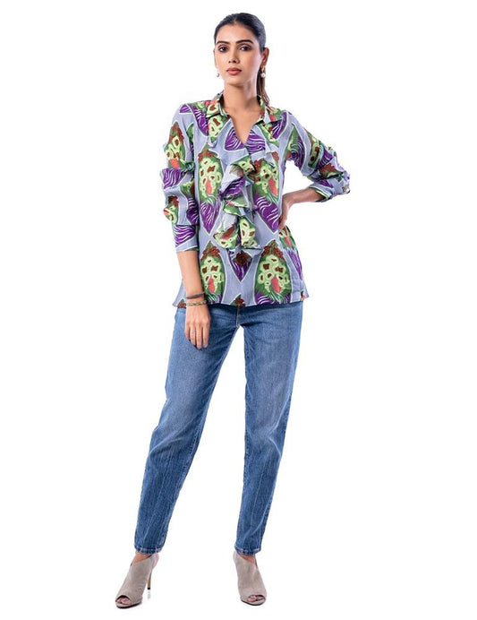 Wild & Free Frill Top - Yuvani